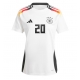 Germania Benjamin Henrichs #20 Echipament de Fotbal Replică European 2024 Femei Acasa